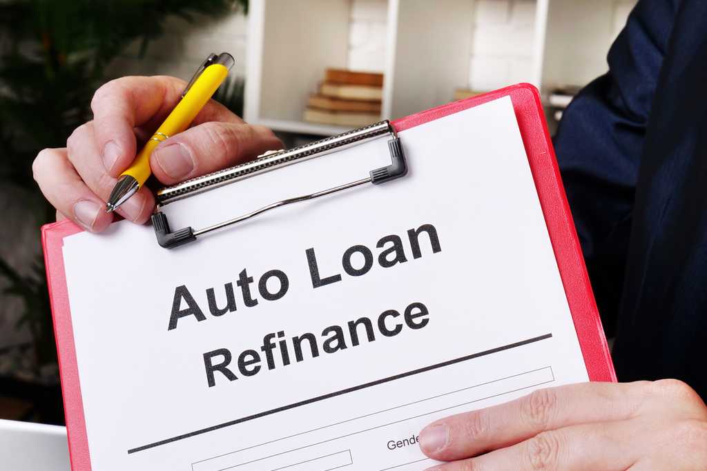 auto loan refinance form