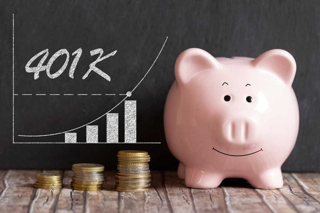 401k contribution chart piggy bank 