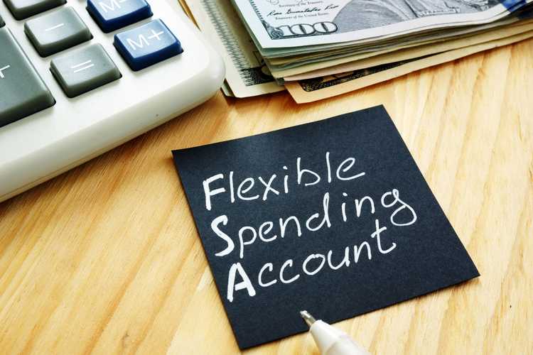 Flexible Spending Account on a post it